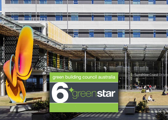Sunshine Coast University Hospital green star