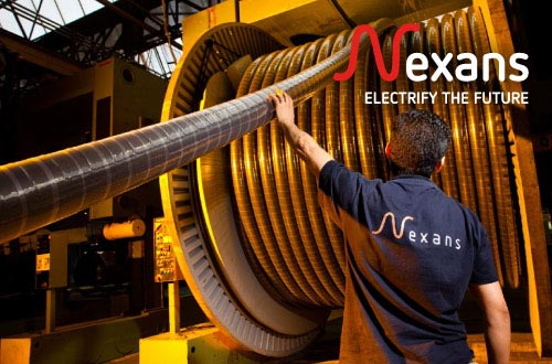 nexans large roll of electrical wire cable